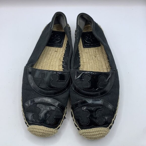 Tory Burch Women's Poppy Espadrille Flats black size 6 - Picture 3 of 9